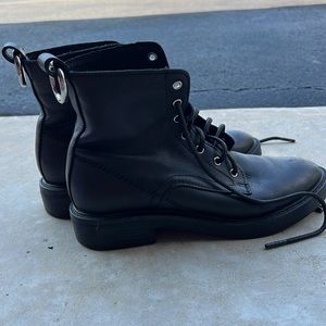 Dolce vita combat boots lace up